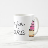 Sweet Tooth: Zeit für Kuchen Kaffeetasse (VorderseiteRechts)