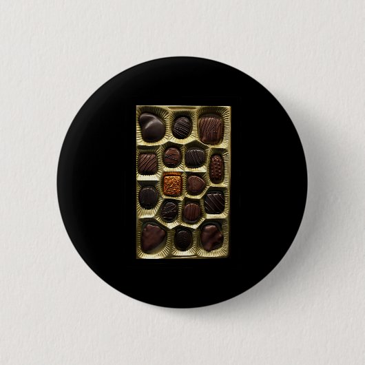 Sweet Treats Chocolate Truffles Box Of Chocolate V Button (Vorderseite)