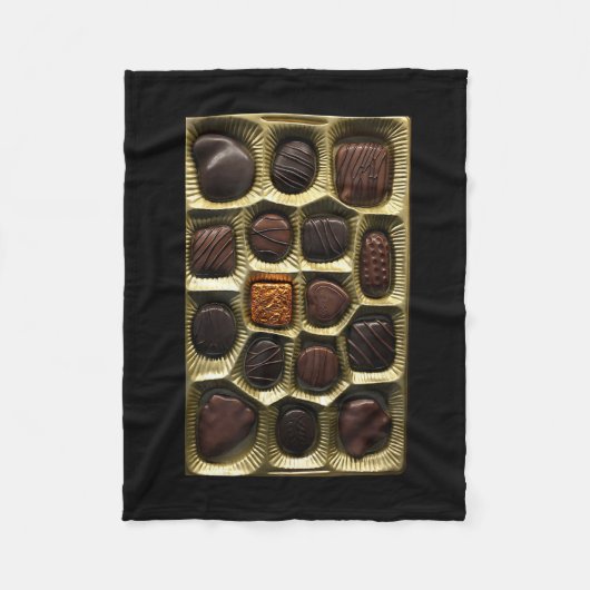 Sweet Treats Chocolate Truffles Box Of Chocolate V Fleecedecke (Vorderseite)