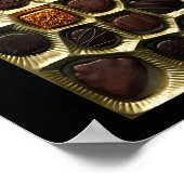 Sweet Treats Chocolate Truffles Box Of Chocolate V Poster (Ecke)