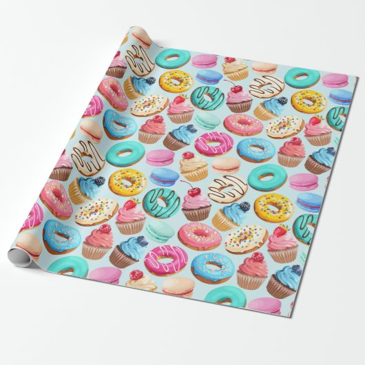 Sweet Treats Wrapping Paper Geschenkpapier (Ungerollt)