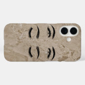 Sweet Trendy Cream Marble Case-Mate iPhone Hülle (Rückseite (Horizontal))