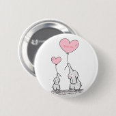 Sweet Trendy Elefant Button (Vorne & Hinten)