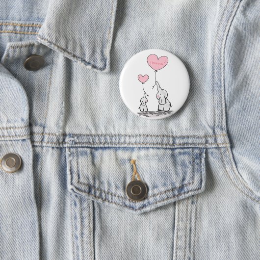 Sweet Trendy Elefant Button (Beispiel)