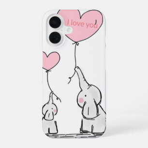Sweet Trendy Elefant iPhone 16 Hülle