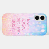 Sweet Trendy Glitzer Case-Mate iPhone Case (Rückseite (Horizontal))