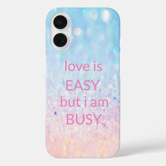 Sweet Trendy Glitzer Case-Mate iPhone Hülle (Rückseite)