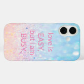 Sweet Trendy Glitzer Case-Mate iPhone Hülle (Rückseite (Horizontal))