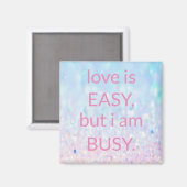 Sweet Trendy Glitzer Magnet (Vorderseite/Rückseite)