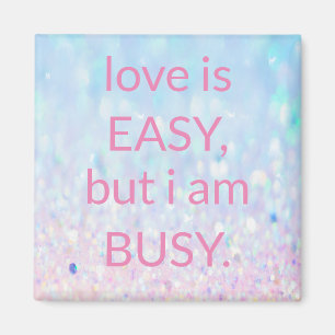 Sweet Trendy Glitzer Magnet