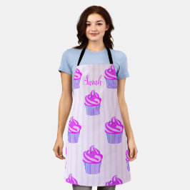 Sweet Trendy Pink Cup Cakes Schürze