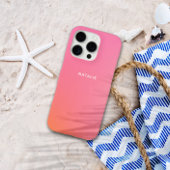 Sweet Trendy Pink Orange Ombre Gefärbte Krawatte k Case-Mate iPhone Hülle