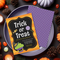 Sweet Trick oder Treat Halloween-Party Einladung