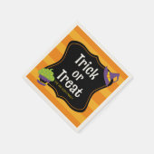 Sweet Trick oder Treat Halloween-Party Serviette (Ecke)