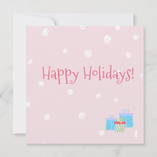 Sweet Tropical Santa Flamingo Christmas Party Einladung (Rückseite)