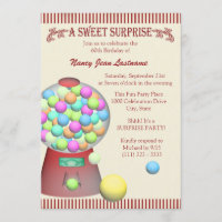 Sweet Überraschung Gumball Maschine zum Geburtstag