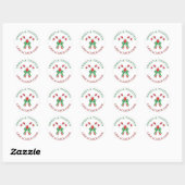 Sweet und geflechtet wie ein Candy Cane Sticker (Blatt)