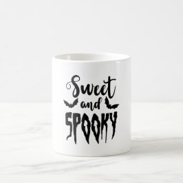 Sweet und lecker Cooles Halloween-Sprichwort Kaffeetasse
