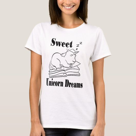 Sweet Unicorn Dreams Tee Shirt - BL (Vorderseite)