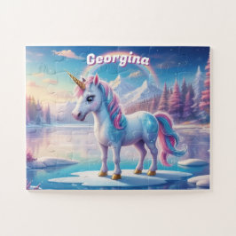 Sweet Unicoron am Frostsee Puzzle