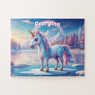 Sweet Unicoron am Frostsee Puzzle