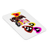 Sweet Valentine day dolls Magnet (Rechte Seite)