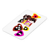 Sweet Valentine day dolls Magnet (Linke Seite)