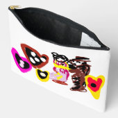 Sweet Valentine day dolls Zubehörtasche (Offen)