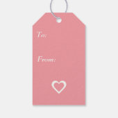 Sweet Valentine Raute Big Heart Geschenkanhänger (Rückseite)