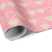 Sweet Valentine Raute Herz gekocht Geschenkpapier (Rolleneckpunkt)