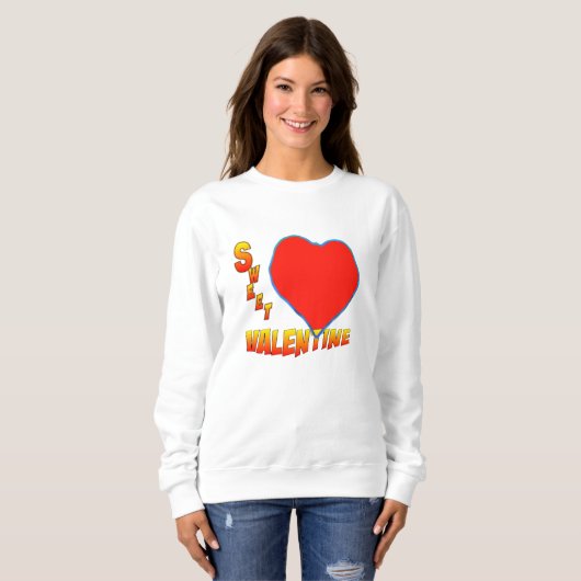 Sweet Valentine Red Heart Women's Raglan T - Shirt (Vorne ganz)