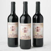 Sweet Valentine’s Day Nutcracker Love Wine Labels Weinetikett (Flaschen)