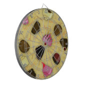 Sweet Valentine - Valentine's Day Candy Pattern Dartscheibe (Vorderseite Links)