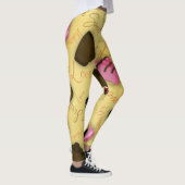 Sweet Valentine - Valentine's Day Candy Pattern Leggings (Rechts)