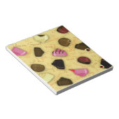 Sweet Valentine - Valentine's Day Candy Pattern Notizblock (angewinkelt)