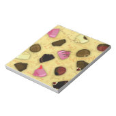 Sweet Valentine - Valentine's Day Candy Pattern Notizblock (Rotiert)