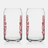 Sweet Valentine's Day Fruit and Cupcake Quote Dosenglas (Rechts)