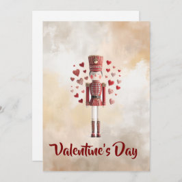Sweet Valentines Day Nutcracker Romantic Card Feiertagskarte