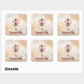 Sweet Valentine's Day Nutcracker Romantic Sticker (Blatt)