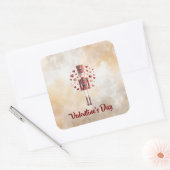 Sweet Valentine's Day Nutcracker Romantic Sticker (Umschlag)