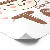 Sweet Valentine's Day Tea Lover Quote Poster (Ecke)