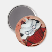 Sweet Vampire Cupcake Magnet (Vorderseite/Rückseite)