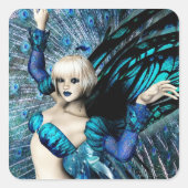 Sweet Vanity Quadratischer Aufkleber (Vorderseite)