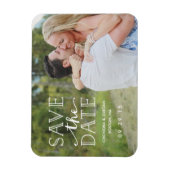 Sweet Verlobung Overlay | Datum speichern Magnet (Vertikal)