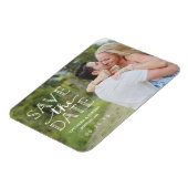 Sweet Verlobung Overlay | Datum speichern Magnet (Linke Seite)