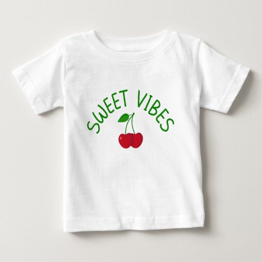 Sweet Vibes Baby T-shirt (Vorderseite)