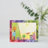 Sweet Village Blank Postkarte (Stehend Vorderseite)