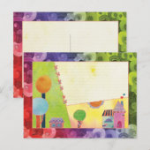 Sweet Village Blank Postkarte (Vorne/Hinten)