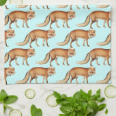 Sweet Vintag Fox Baby Dusche Geschenke Geschirrtuch (Gefaltet)