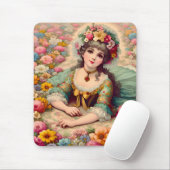 ~ Sweet Vintag Girl Blume ~ Mousepad (Mit Mouse)
